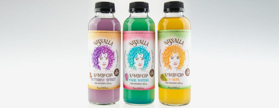 NessAlla CBD-Infused Kombucha